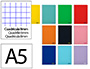 CUADERNO ESPIRAL LIDERPAPEL DIN A5 SMART TAPA BLANDA 80H 75GR HORIZONTAL 8MM CON MARGEN COLORES SURTIDOS