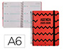 AGENDA ESCOLAR LIDERPAPEL 25-26 ESPIRAL PATTERNS ZIGZAG SEMANA VISTA A6 BILINGE PAPEL FSC 80 GR