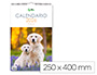 CALENDARIO ESPIRAL PARED LIDERPAPEL IMAGENES PERROS 2026 PARA ESCRIBIR 25X40 CM PAPEL 157 GR