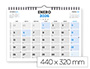 CALENDARIO PARED LIDERPAPEL CLASICO 2026 ESPIRAL 44X32 CM PAPEL 128 GR
