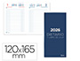 DIETARIO LIDERPAPEL 2026 OCTAVO 120X165 MM DIA PAGINA COLOR AZUL PAPEL 70 GR