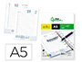 RECAMBIO AGENDA ANILLAS LIDERPAPEL 148X205 MM DIN A5 2026 DIA PAGINA PAPEL 70 GR FSC
