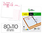 BLOC BUFETE LIDERPAPEL 2026 80X110 MM PAPEL 80 GR