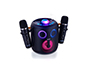 ALTAVOZ DAEWO KARAOKE 15W BLUETOOTH LUCES LED RADIO FM 2 MICROFONOS INALAMBRICOS COLOR NEGRO