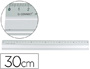 REGLA Q-CONNECT METALICA ALUMINIO 30 CM
