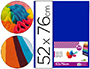 PAPEL SEDA LIDERPAPEL AZUL 52X76 CM 18 GR PAQUETE DE 25 HOJAS