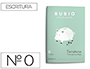 CUADERNO RUBIO CALIGRAFIA N 0