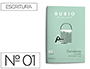 CUADERNO RUBIO CALIGRAFIA N 01