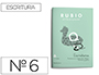 CUADERNO RUBIO CALIGRAFIA N 6