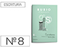 CUADERNO RUBIO CALIGRAFIA N 8