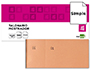 TALONARIO LIDERPAPEL MOSTRADOR 60X145 MM TL04 NARANJA CON MATRIZ