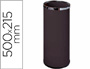 PARAGUERO METALICO 301 NEGRO AROS CROMADO 50X21,5 CM