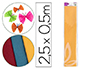 PAPEL CRESPON LIDERPAPEL 50 CM X 2.5M 34G/M2 AMARILLO ORO