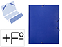 CARPETA CLASIFICADORA LIDERPAPEL 12 DEPARTAMENTOS FOLIO PROLONGADO CARTON FORRADO AZUL