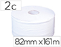 PAPEL HIGIENICO JUMBO 2 CAPAS BLANCO MANDRIL DE 60 MM PARA DISPENSADOR 325