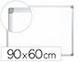 PIZARRA BLANCA Q-CONNECT MELAMINA MARCO DE ALUMINIO 90X60 CM