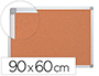 PIZARRA CORCHO Q-CONNECT MARCO DE ALUMINIO 90X60 CM