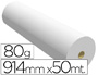 PAPEL REPROGRAFIA PARA PLOTTER 914MMX50MT 80GR IMPRESION INK-JET