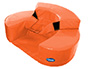 SILLON SUMO DIDACTIC BEBE 60X15 CM NARANJA