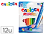 ROTULADOR CARIOCA AQUARELLE PUNTA DE PINCEL CAJA DE 12 UNIDADES COLORES SURTIDOS