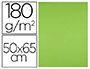 CARTULINA LIDERPAPEL 50X65 CM 180G/M2 VERDE HIERBA