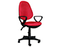 SILLA GIRATORIA Q-CONNECT BASE NYLON NEGRO REGULABLE EN ALTURA 1020+120MM ALTO ROJA 475 MM LARGO 440MM PROFUNDIDAD