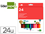 LAPICES DE COLORES LIDERPAPEL CAJA DE 24 UNIDADES COLORES SURTIDOS