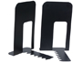 APOYALIBROS METALICO Q-CONNECT KF00837 NEGRO JUEGO DE 2 165X127X165MM
