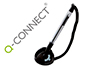 BOLIGRAFO EXTENSIBLE Q-CONNECT CON CADENA PLASTICO Y SOPORTE ADHESIVO