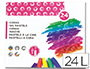 LAPICES CERA SEMI BLANDA LIDER PAPEL CAJA DE 24 UNIDADES COLORES SURTIDOS