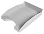 BANDEJA SOBREMESA PLASTICO Q-CONNECT GRIS OPACO 240X70X340 MM