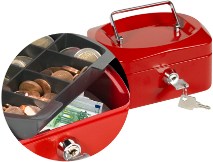 CAJA CAUDALES Q-CONNECT 6