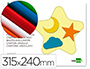 BLOC TRABAJOS MANUALES LIDERPAPEL CARTON ONDULADO 240X315MM 10 HOJAS COLORES SURTIDOS