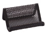 PORTATARJETAS Q-CONNECT METALICO NEGRO 11X7,5X5 CM