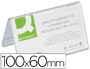 IDENTIFICADOR SOBREMESA Q-CONNECT METACRILATO 100X60 MM REF.5729