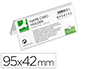 IDENTIFICADOR SOBREMESA Q-CONNECT METACRILATO 95X42 MM REF.5730