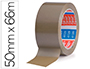 CINTA ADHESIVA TESA PVC COLOR MARRON 66 MT X 50 MM PARA EMBALAJE