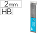 MINAS LIDERPAPEL GRAFITO 2 MM ESTUCHE DE 12 MINAS LONGITUD 120 MM