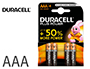 PILA DURACELL ALCALINA PLUS AAA BLISTER CON 4 UNIDADES