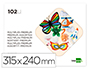 BLOC TRABAJOS MANUALES LIDERPAPEL MULTIPLE PREMIUM 240X315MM 102 HOJAS COLORES SURTIDOS