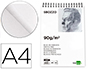 BLOC DIBUJO LIDERPAPEL ESBOZOS ESPIRAL DIN A4 210X297MM 100 HOJAS 90GR/M2 SIN RECUADRO