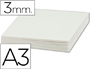 CARTON PLUMA LIDERPAPEL BLANCO DOBLE CARA DIN A3 ESPESOR 3MM