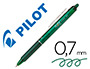 BOLIGRAFO PILOT FRIXION CLICKER BORRABLE 0,7 MM COLOR VERDE