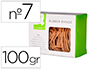 GOMILLAS ELASTICAS Q-CONNECT 100 GR NUMERO 7 70 X 2 MM