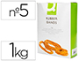 GOMILLAS ELASTICAS Q-CONNECT 1000 GR NUMERO 5 50 X 2 MM