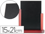 PIZARRA NEGRA LIDERPAPEL DOBLE CARA DE MADERA CON SUPERFICIE PARA ROTULADORES TIPO TIZA 15X21CM