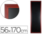 PIZARRA NEGRA LIDERPAPEL MURAL DE MADERA CON SUPERFICIE PARA ROTULADORES TIPO TIZA 56X170CM