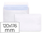 SOBRE LIDERPAPEL N 9 BLANCO COMERCIAL NORMALIZADO 120X176 MM TIRA DE SILICONA PAQUETE DE 25 UNIDADES
