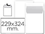 SOBRE LIDERPAPEL BOLSA N 8 BLANCO DIN 229X324 MM TIRA DE SILICONA PAQUETE DE 25 UNIDADES