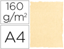 PAPEL PERGAMINO DIN A4 160 GR COLOR PERGAMINO CREMA PAQUETE DE 25 HOJAS